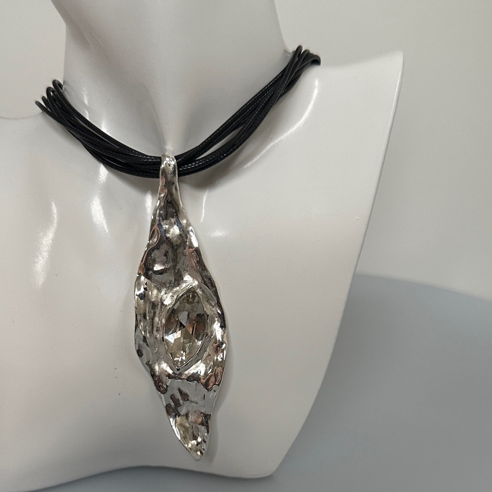 Milano  Silver Pendant Necklace